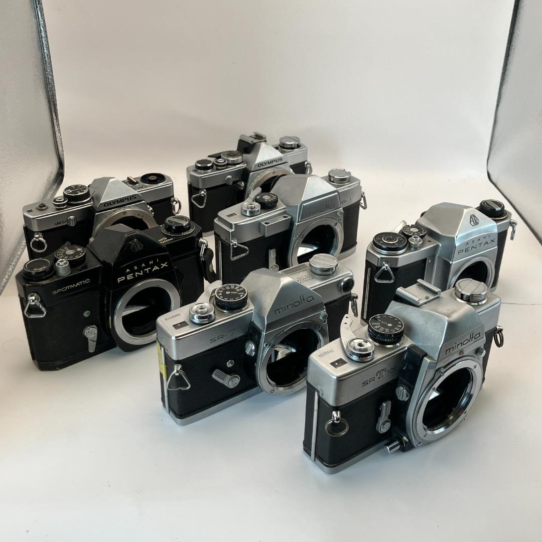 動作未確認・ジャンク、フィルムカメラ、レンズ、フードなど