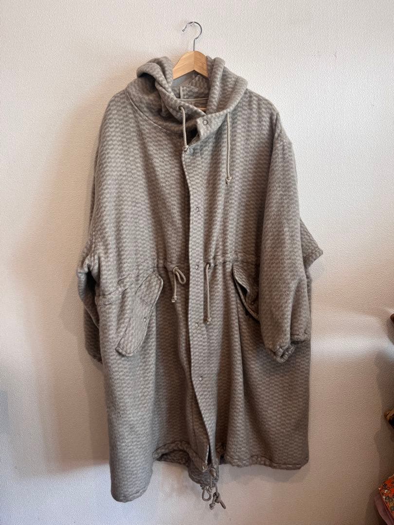 ERIKOKATORI フード付きモッズコート Lサイズ グレー※最終値下げ
