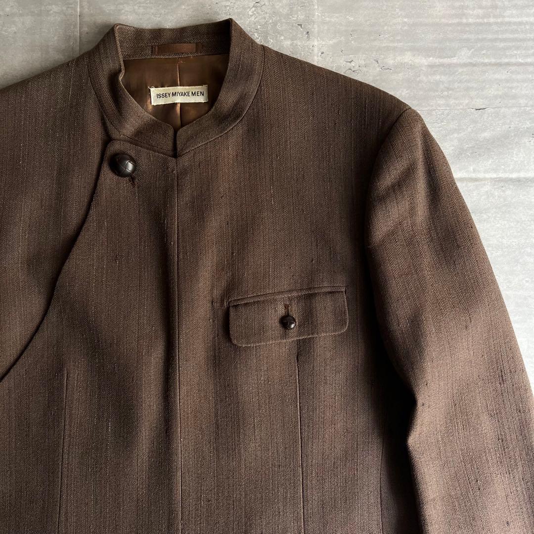 ISSEY MIYAKE MEN　97年　激レアデザイン　ノーカラージャケット