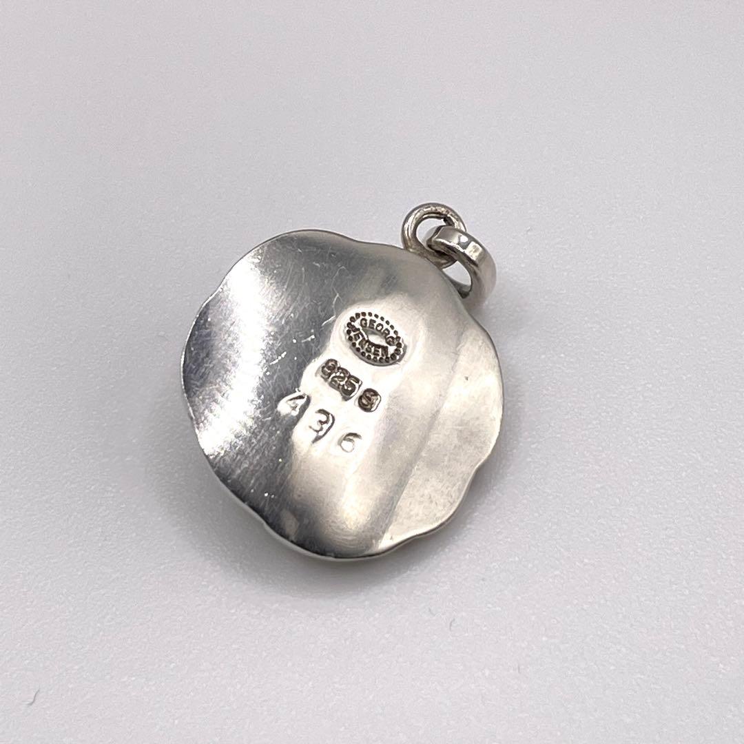 美品 ジョージジェンセン 436 フラワー アメシスト トップ