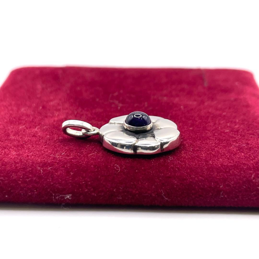 美品 ジョージジェンセン 436 フラワー アメシスト トップ