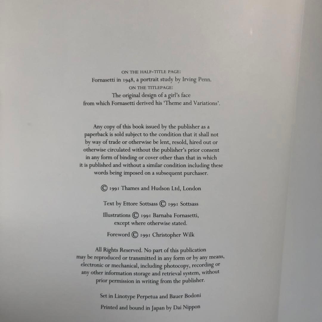 (希少) フォルナセッティ作品集【Designer of Dreams】洋書