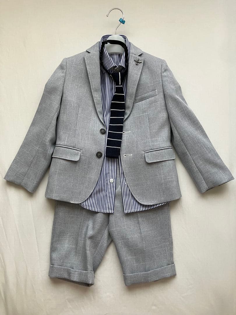 【再値下げ】プティマイン セレモニースーツ ジャケット+ショートパンツ 120㎝