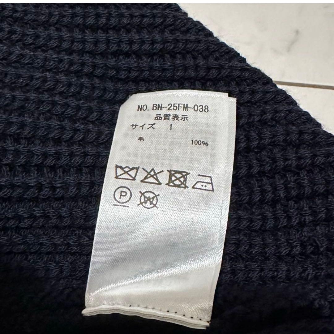 BATONER ネイビー SIGNATUREニット　サイズ1