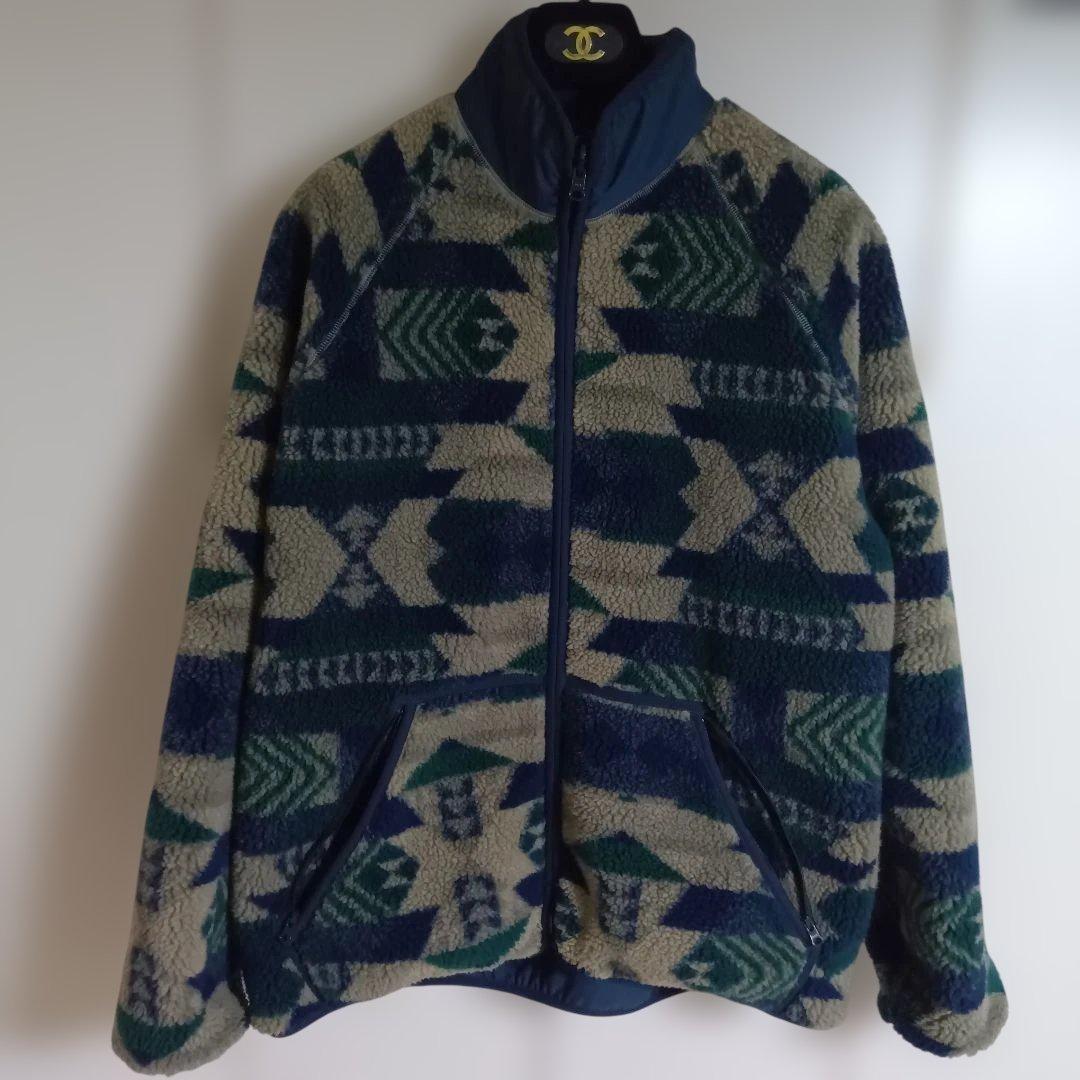 BEAMS PLUS ボアジャカード リバーシブル ミリタリージャケット　М