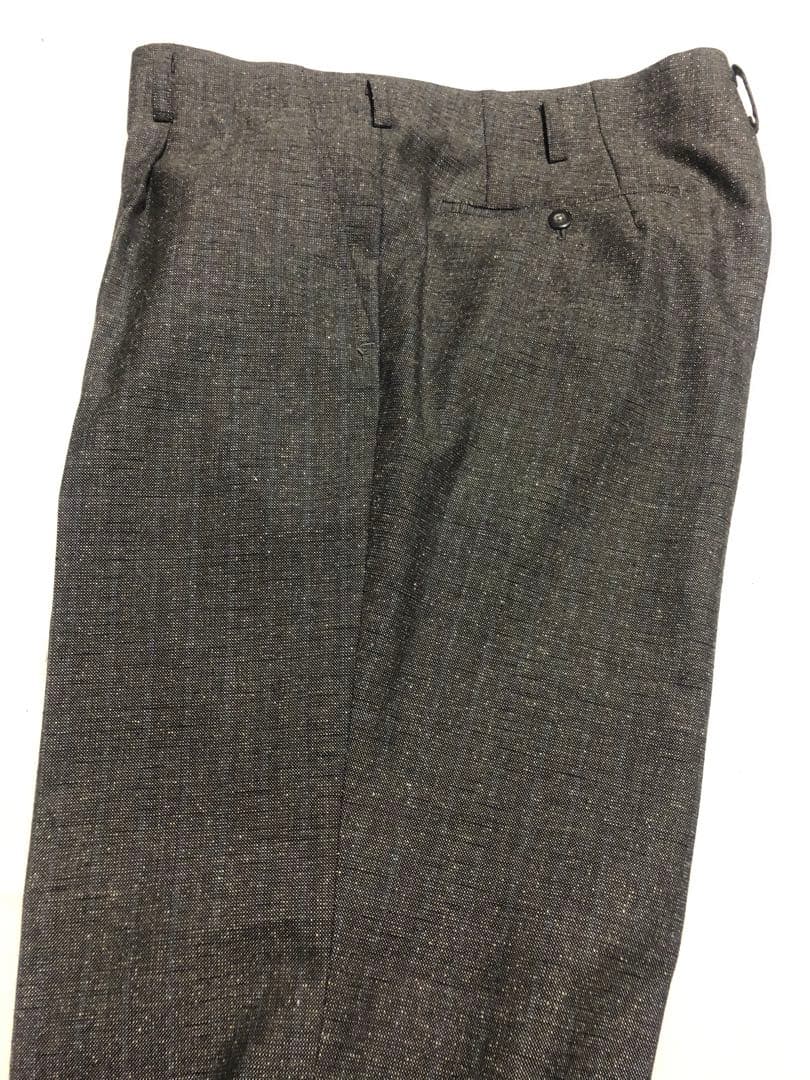 【圧巻の生地感】 70s TALON ウール&シルク ネップ スラックス