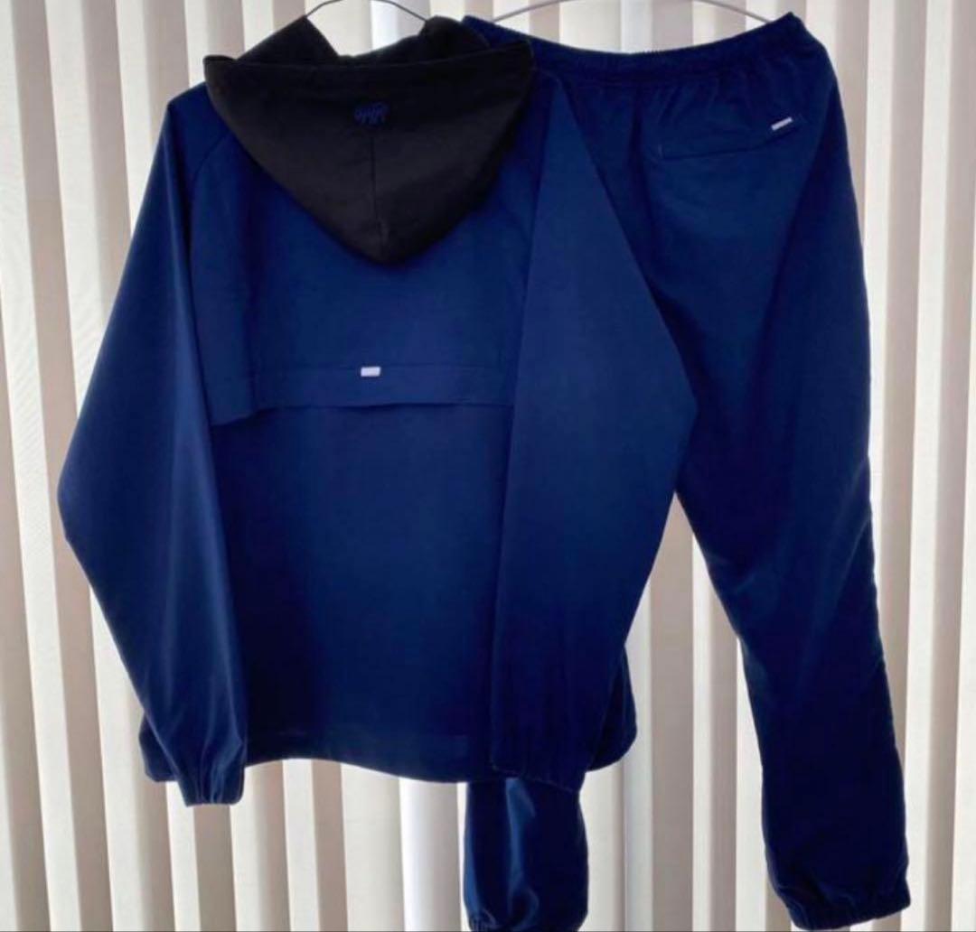 【希少品】ballaholic プルオーバー 紺×黒　セットアップ