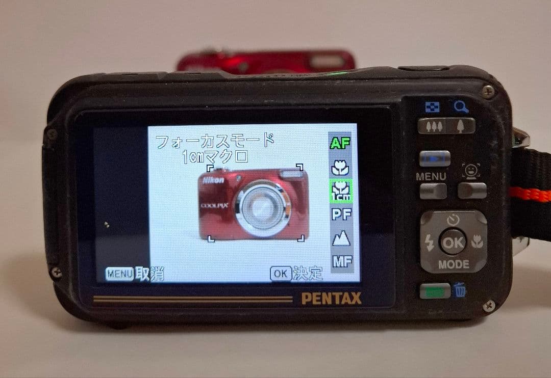 [美品] PENTAX ペンタックス OPTIO W90 デジタルカメラ