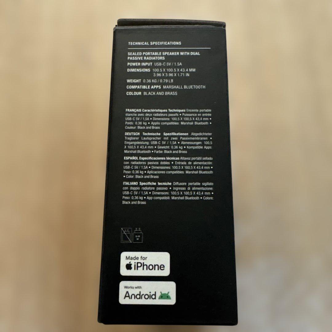 美品 動作確認済 Marshall Willen II ワイヤレススピーカー