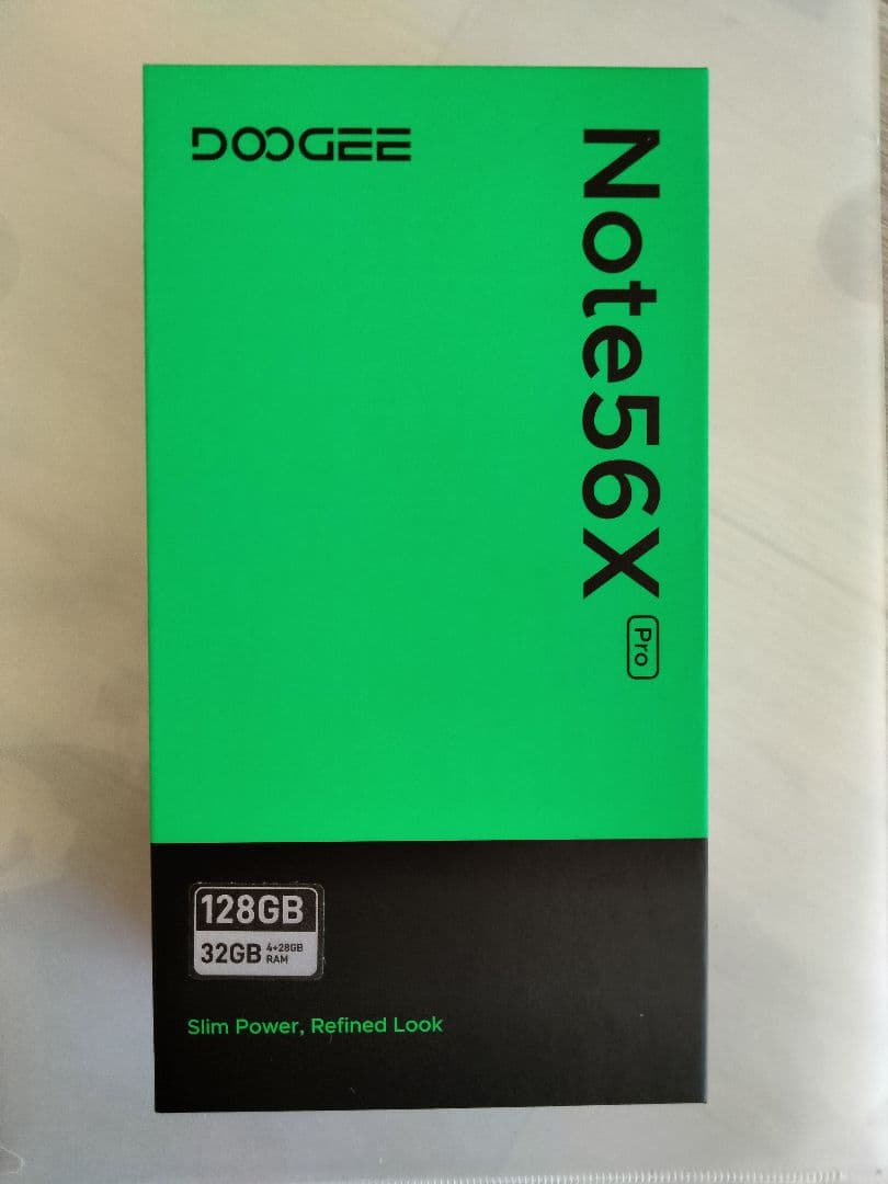 フリーフォン DOOGEE Note56X Pro ブルー