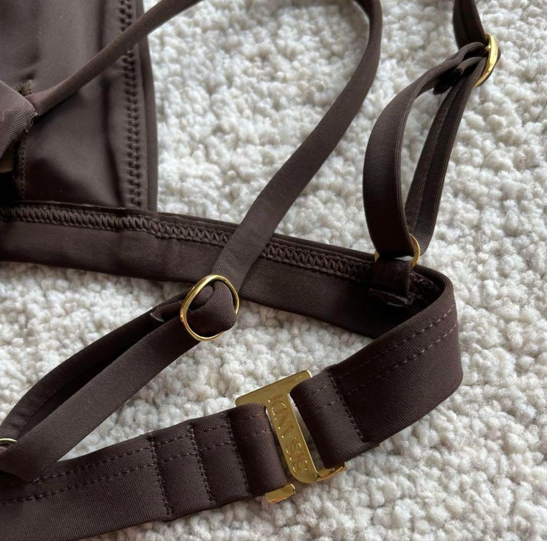 SISANDI｜ブラウンsize1｜BANDEAU ビキニトップ　バンドゥ