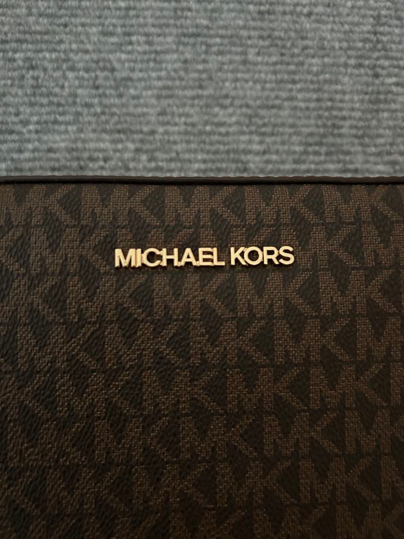 【新品未使用】 MICHEAL KORS MKロゴショルダー バック