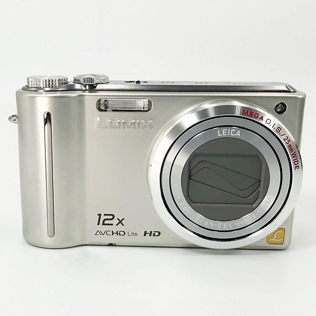 パナソニック LUMIX DMC-TZ7-S シルバー コンデジ カメラ 中古