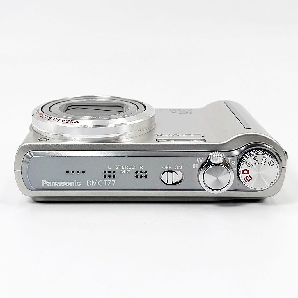 パナソニック LUMIX DMC-TZ7-S シルバー コンデジ カメラ 中古