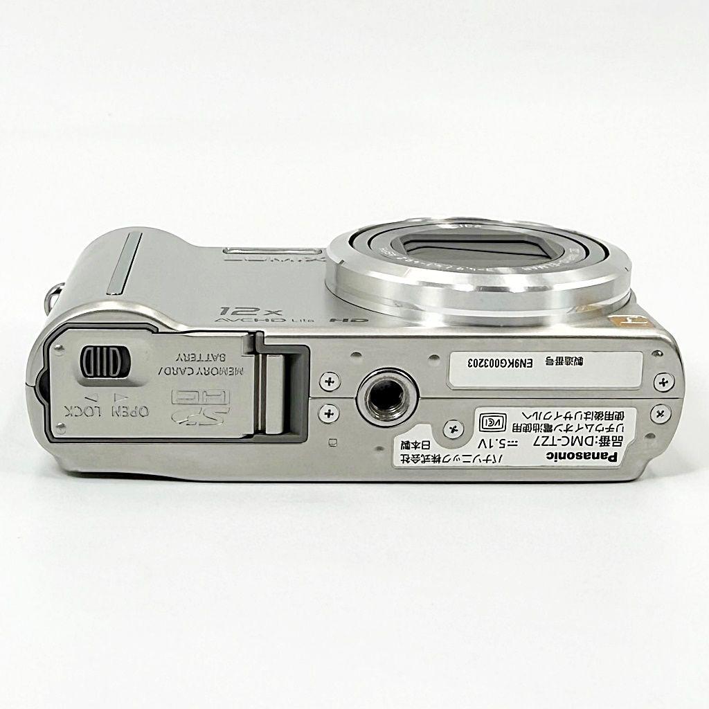 パナソニック LUMIX DMC-TZ7-S シルバー コンデジ カメラ 中古
