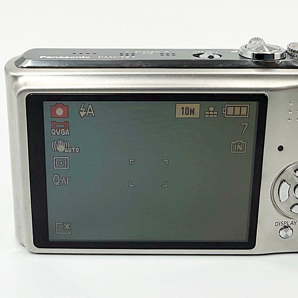パナソニック LUMIX DMC-TZ7-S シルバー コンデジ カメラ 中古