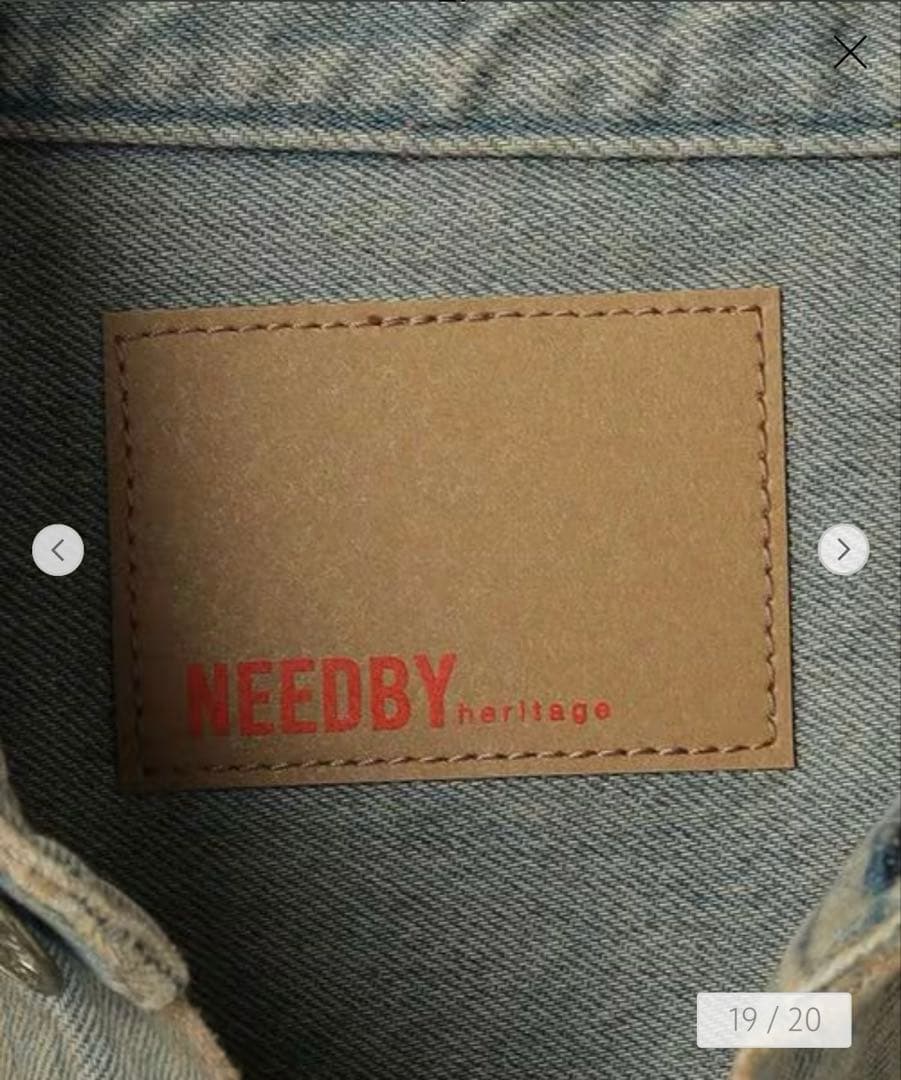【別注】＜NEEDBY heritage＞デニム シャツジャケット