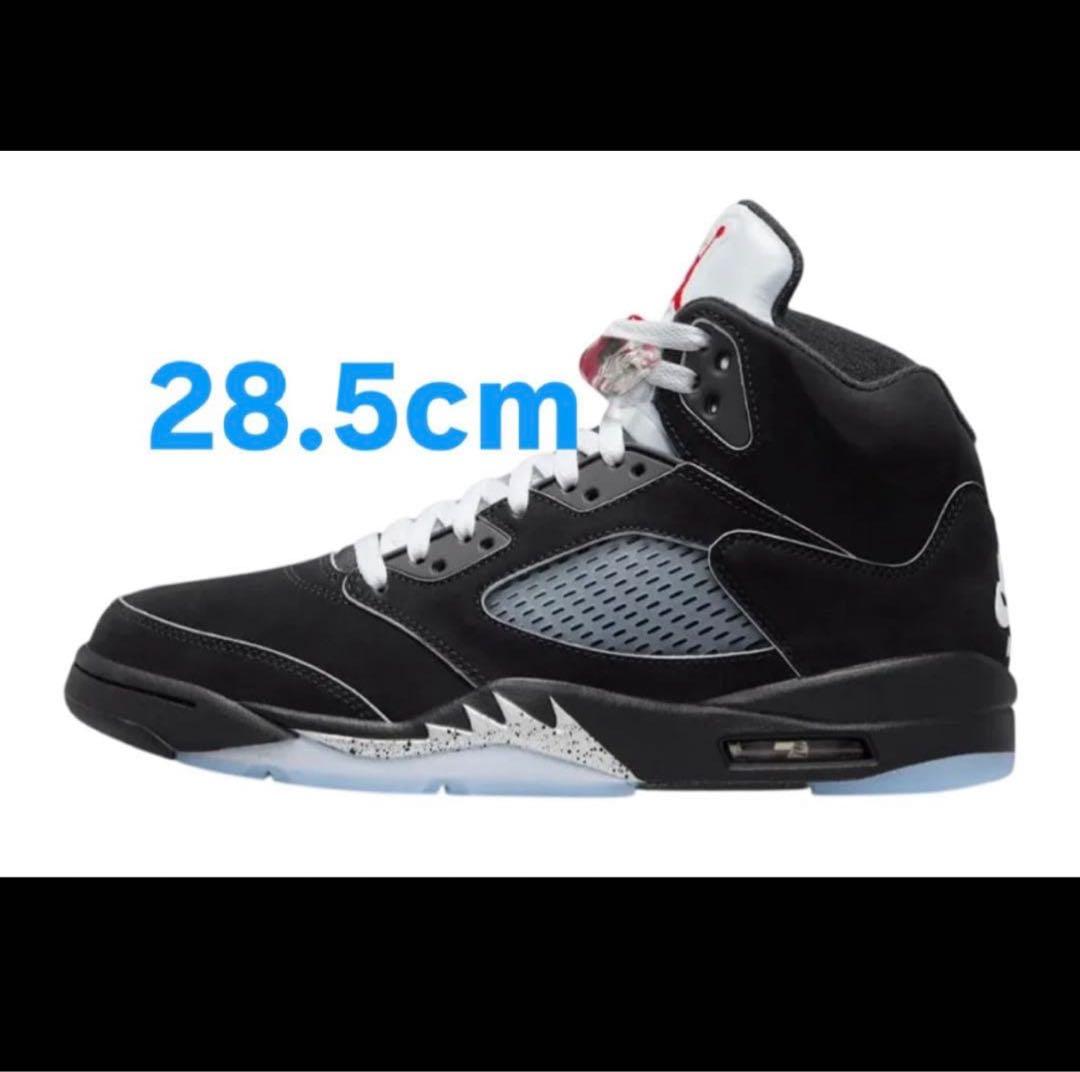 NIKE エアジョーダン 5 レトロ ブラック/メタリック 28.5㎝
