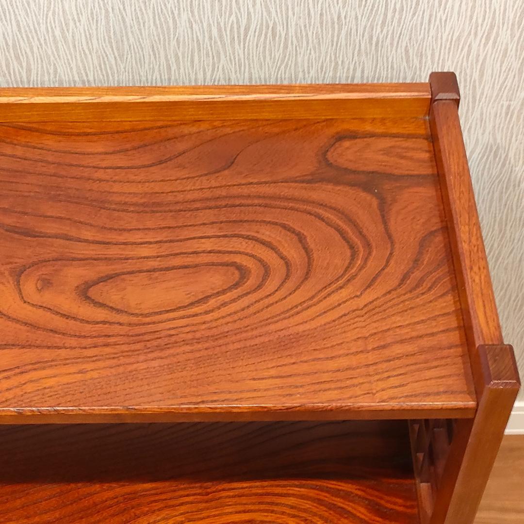 カリモク　和　チェスト　茶箪笥　欅　飾り棚