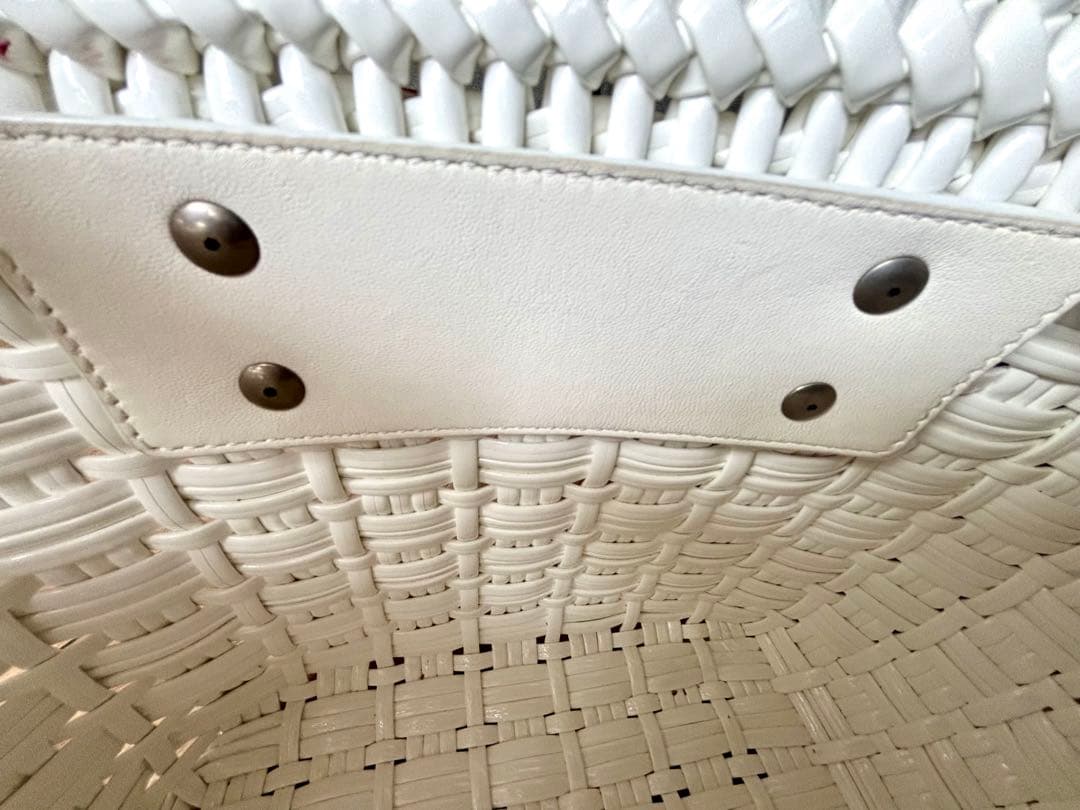 y【購入証明書あり】BALENCIAGA ビストロ バッグXS カゴバッグ