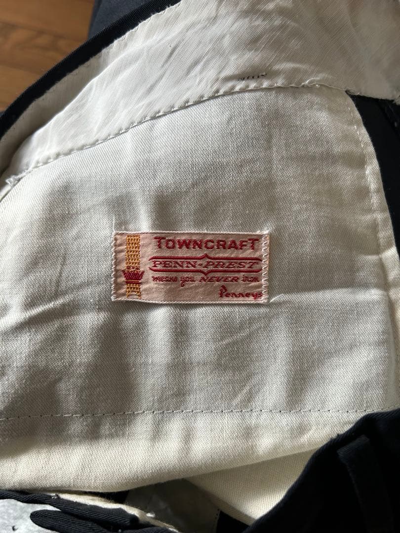 60’s~70's TOWNCRAFT ブラック スラックス