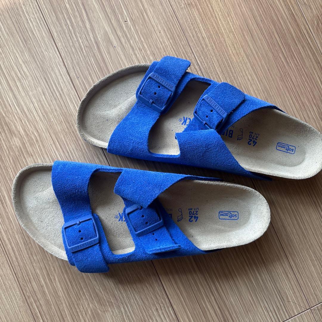 BIRKENSTOCK ブルー サンダル 42