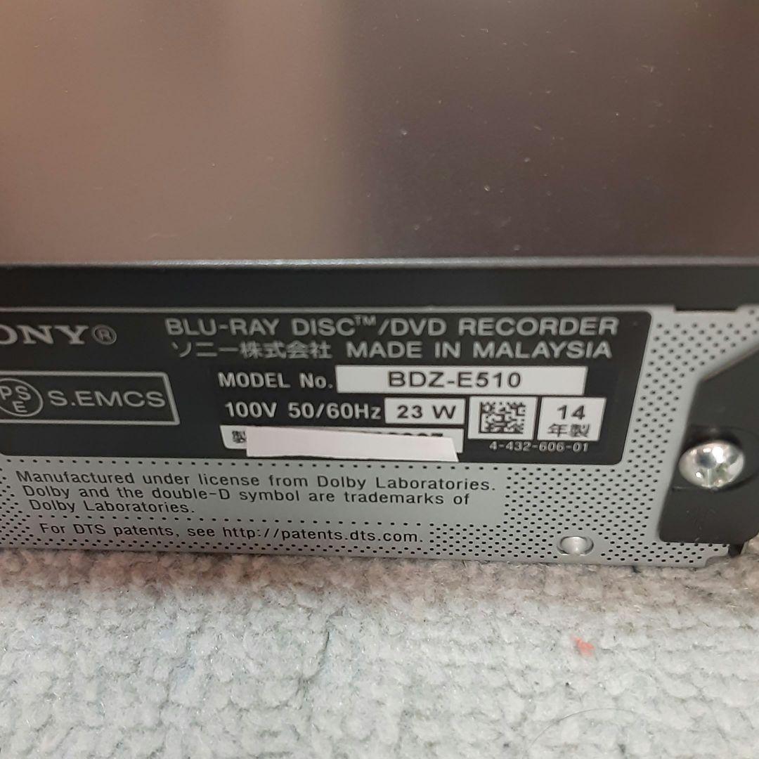 SONY ソニー ブルーレイレコーダー BDZ-E510