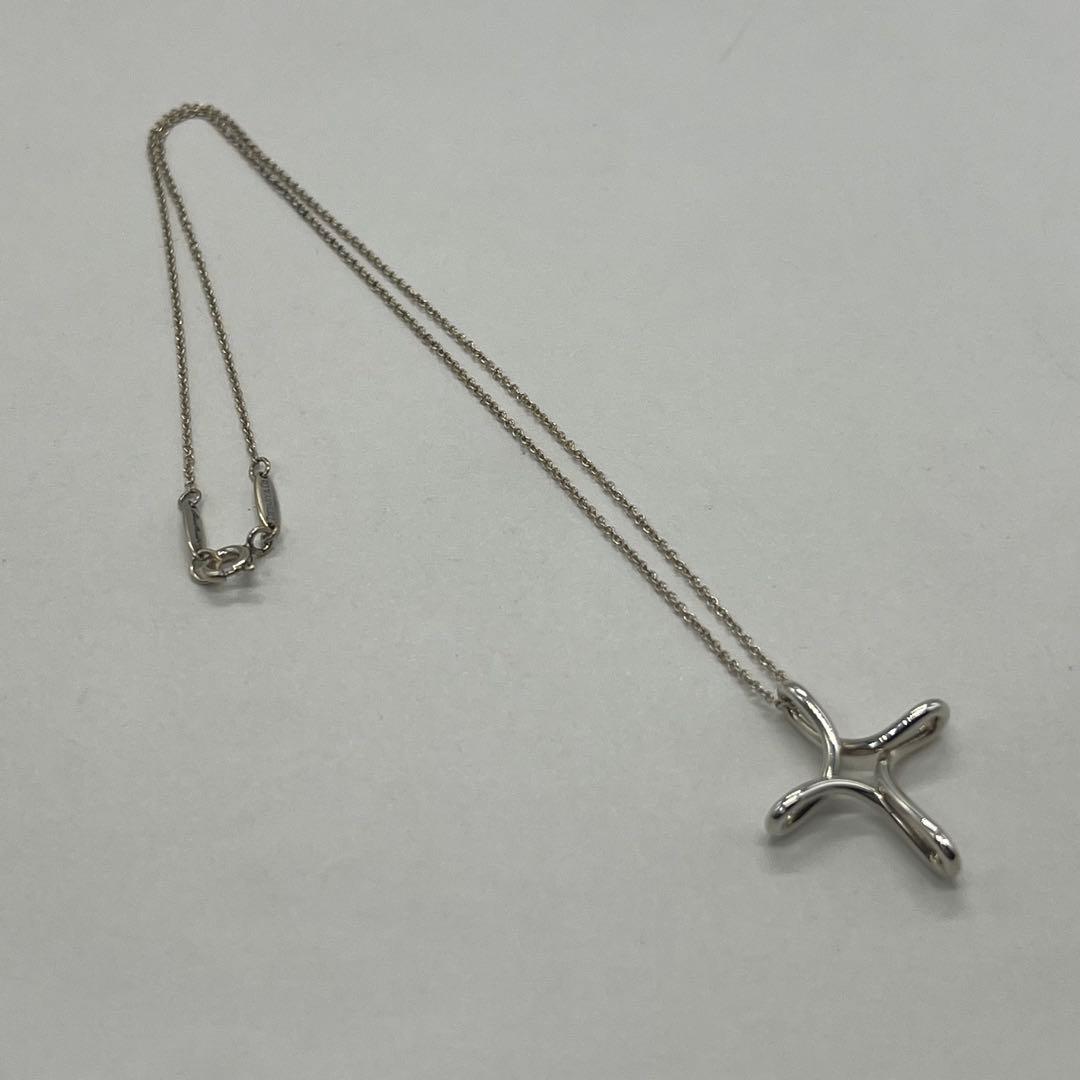 ティファニー エルサペレッティ インフィニティ オープンクロス ネックレス