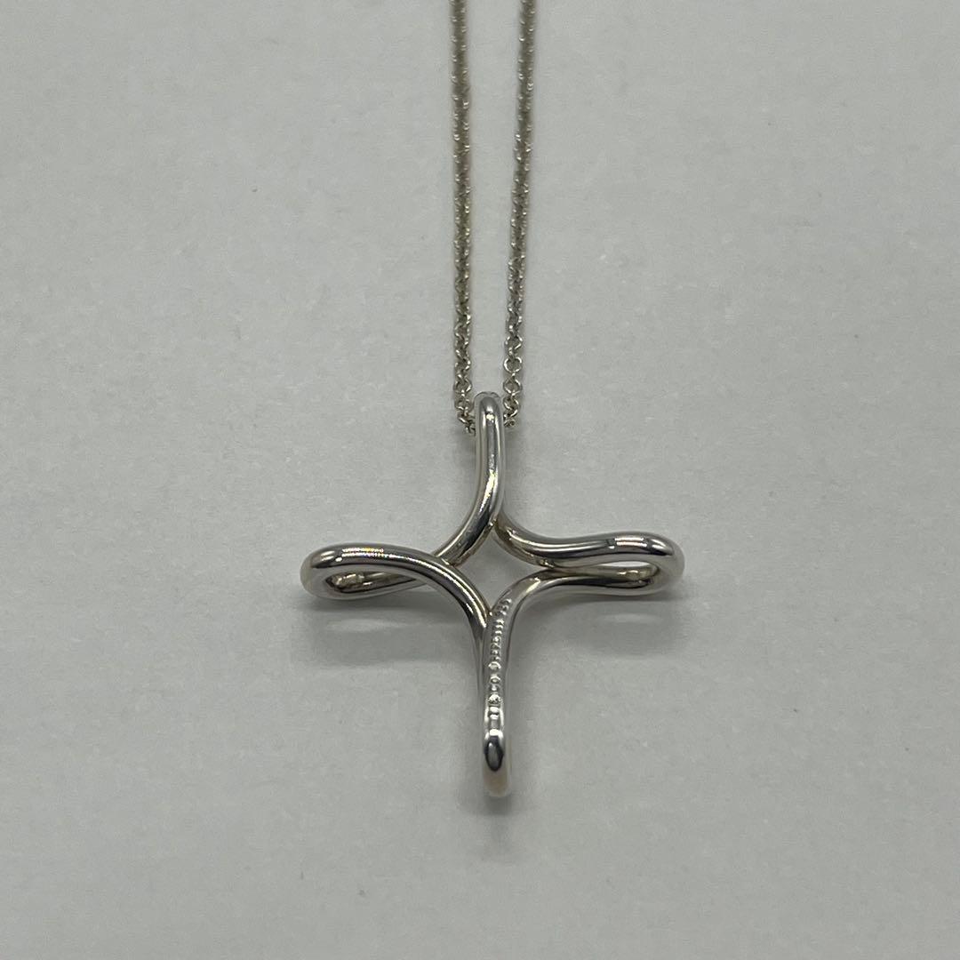 ティファニー エルサペレッティ インフィニティ オープンクロス ネックレス