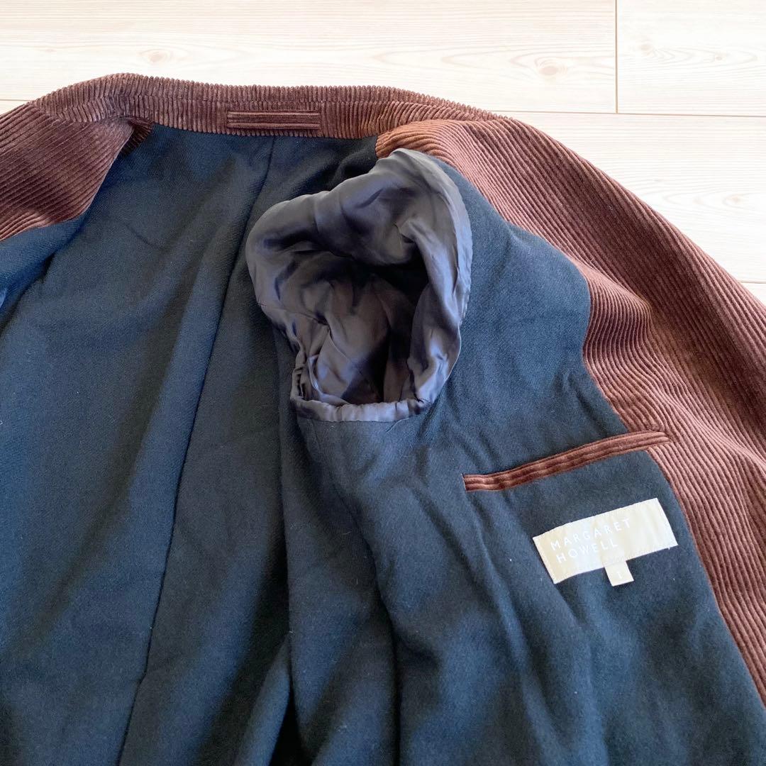 美品 2022AW マーガレットハウエル 8Wコーデュロイジャケット 日本製