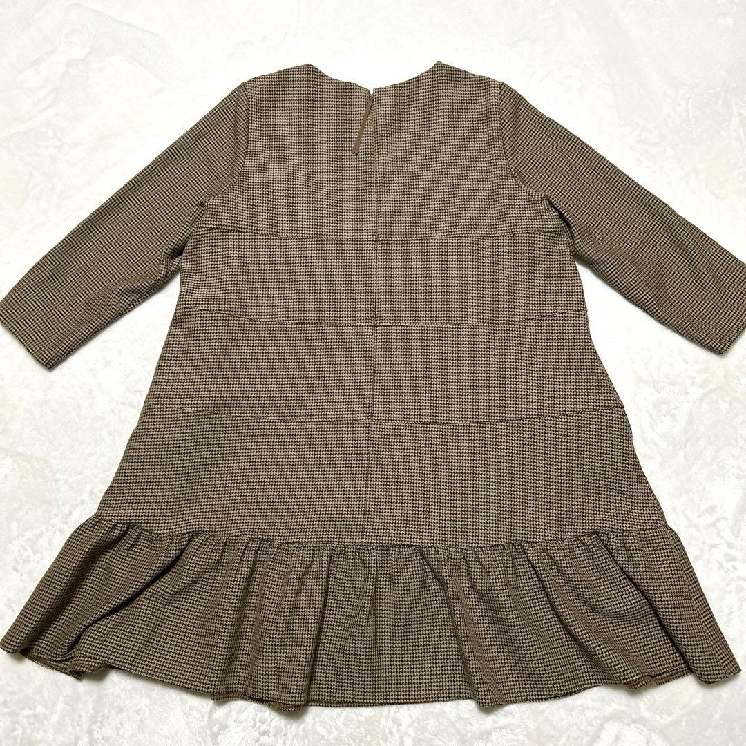 Rose Tiara チェック ティアード チュニック ワンピース 大きいサイズ