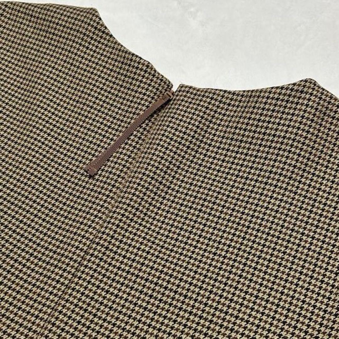 Rose Tiara チェック ティアード チュニック ワンピース 大きいサイズ