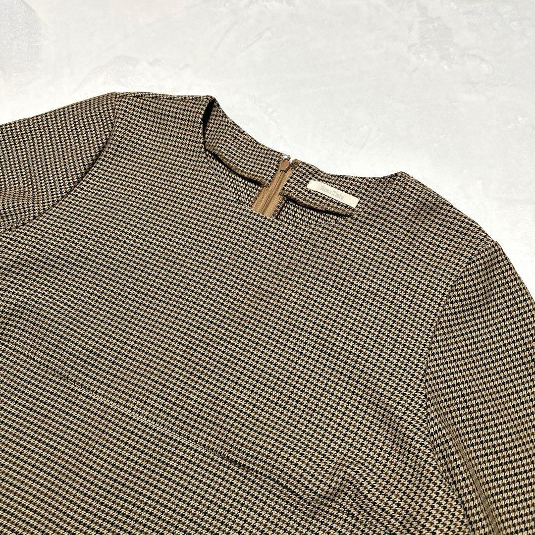 Rose Tiara チェック ティアード チュニック ワンピース 大きいサイズ