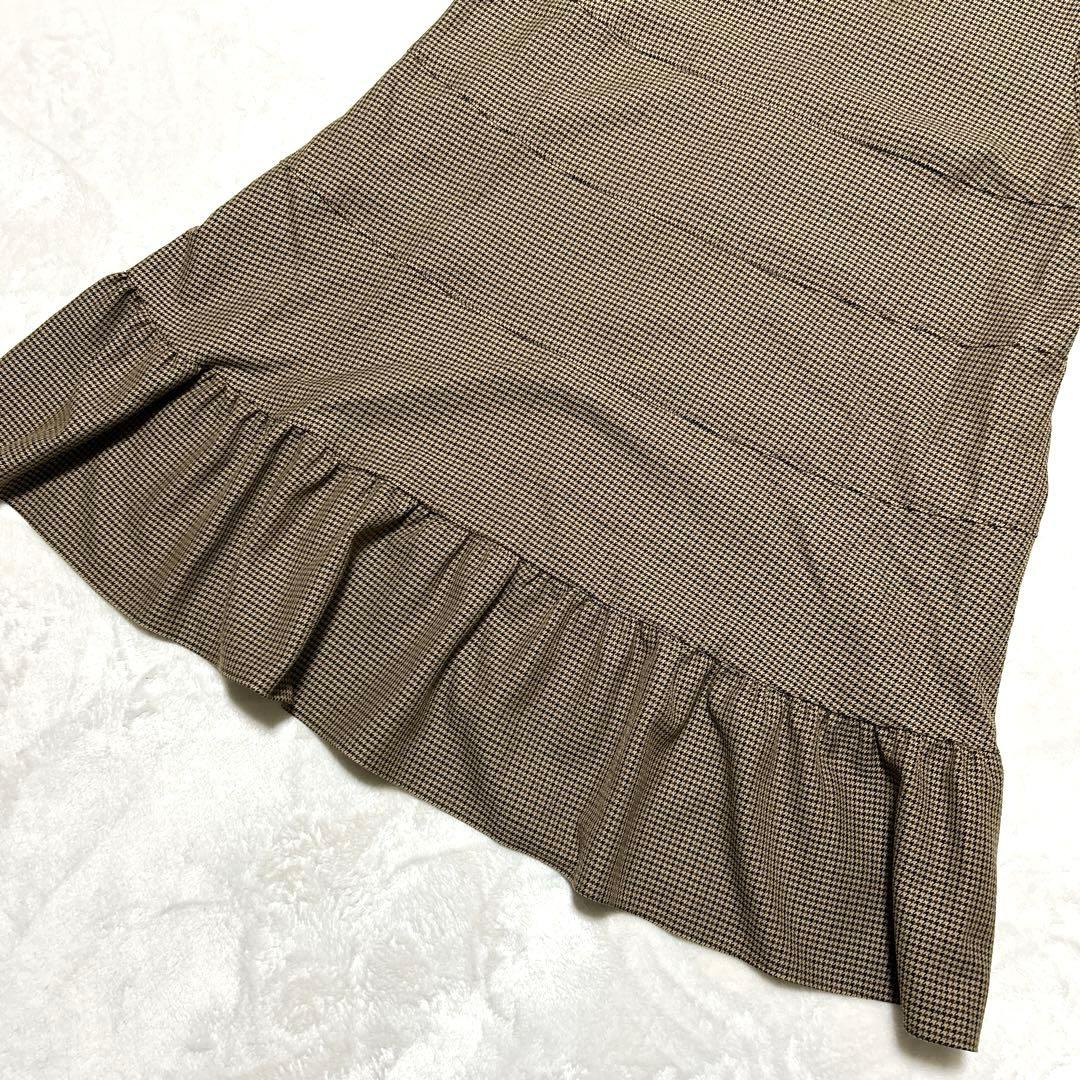 Rose Tiara チェック ティアード チュニック ワンピース 大きいサイズ