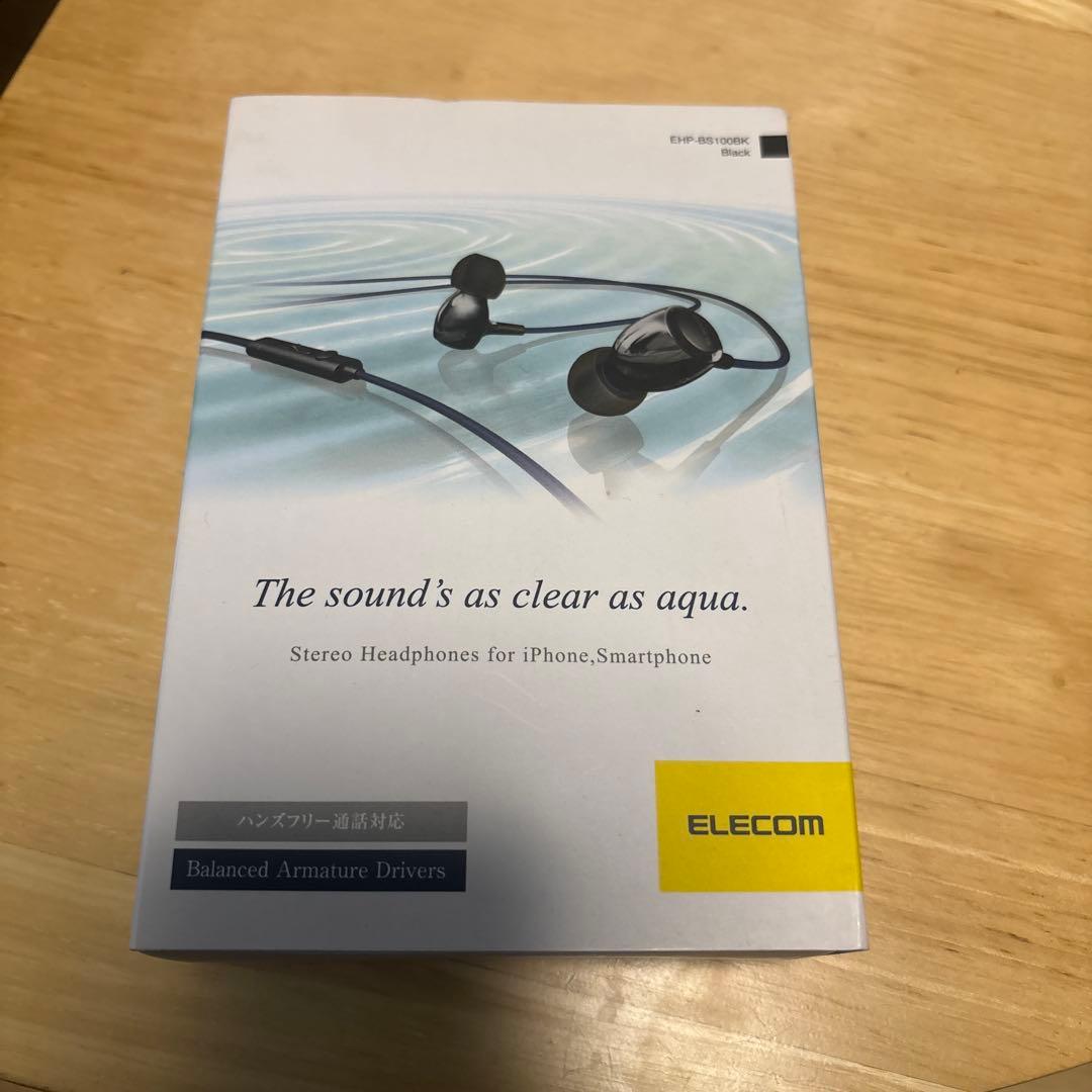 ELECOM ステレオヘッドフォン EHP-BS100BK