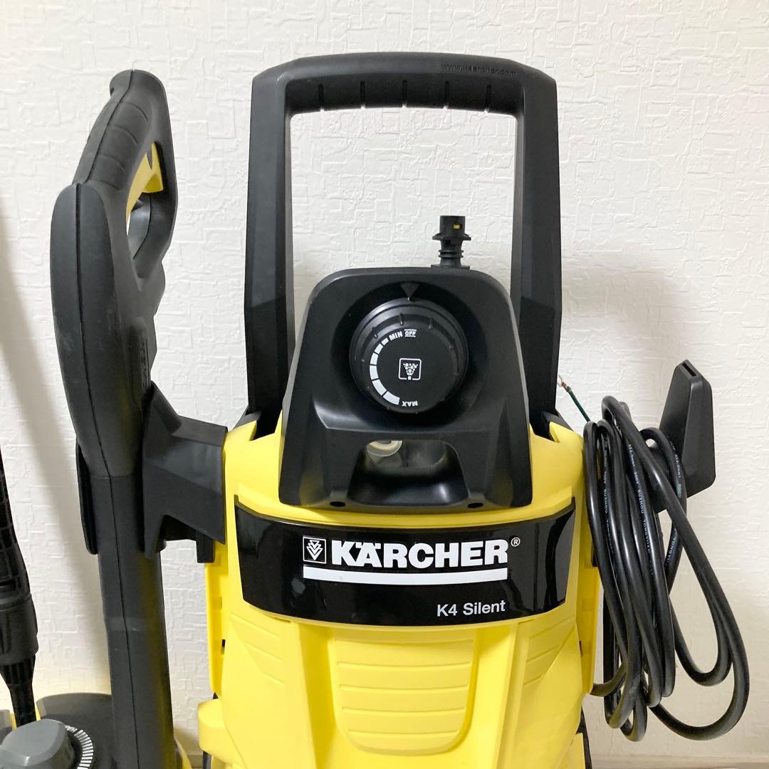 美品 KARCHER 高圧洗浄機 K4サイレント ホームキット 60Hz