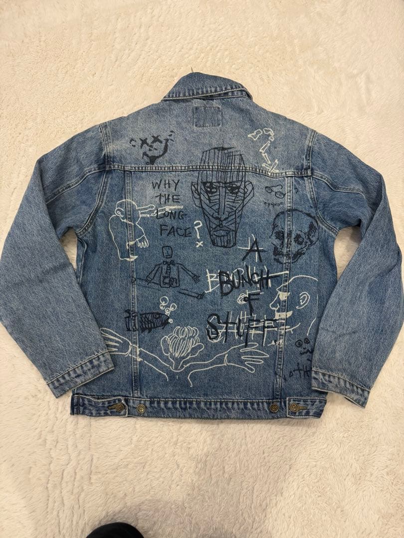 Mサイズ A Bunch Of Stuff デニムジャケット ジョニーデップ展