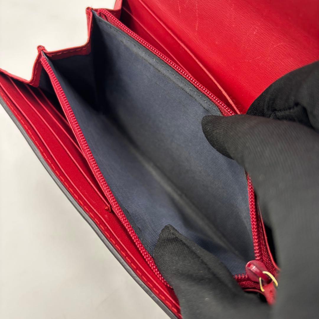 GUCCI グッチ GGブルームス スプリーム レザー 長財布 PVC 花柄