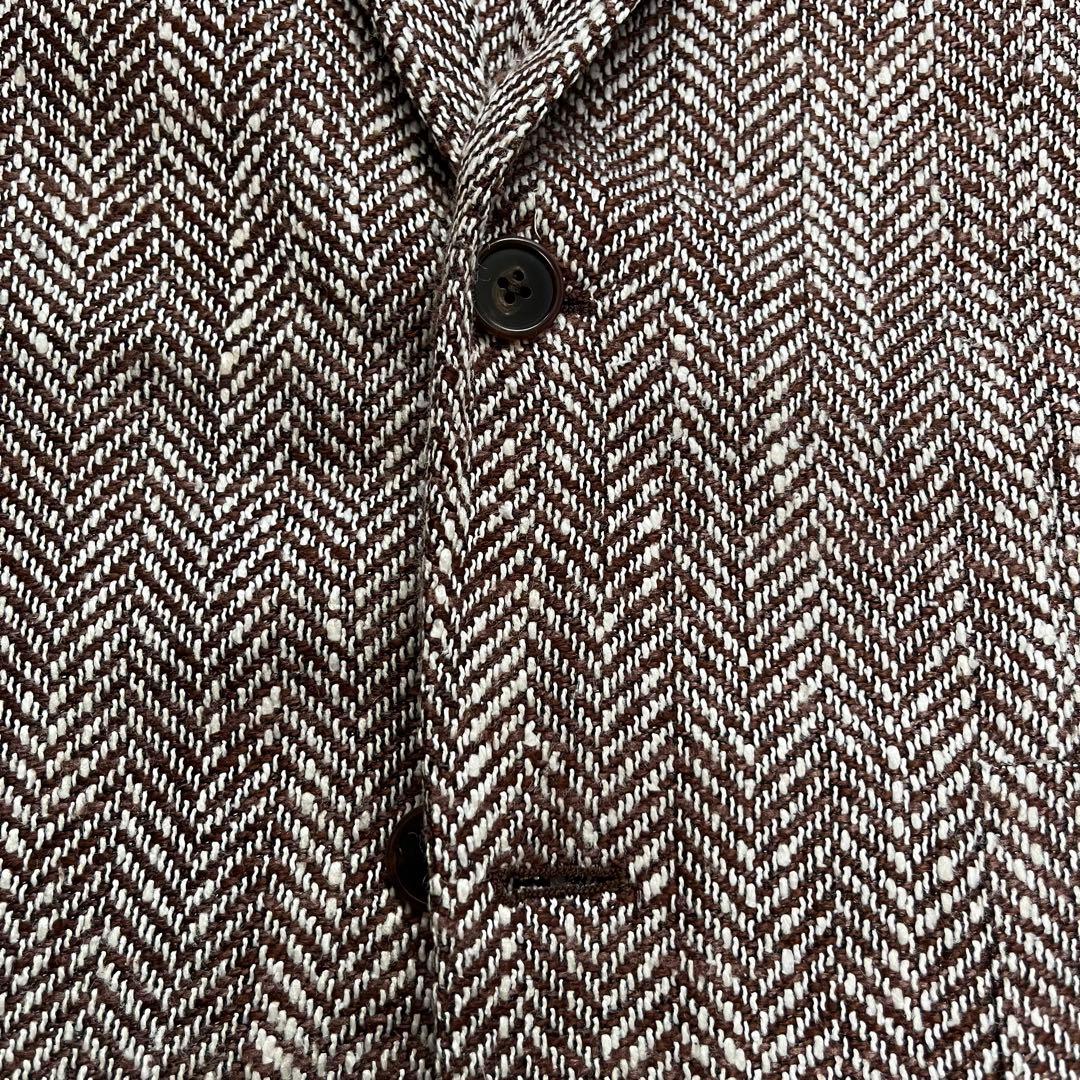 タグ有 US製 ブルックスブラザーズ ヘリンボーン テーラードジャケット