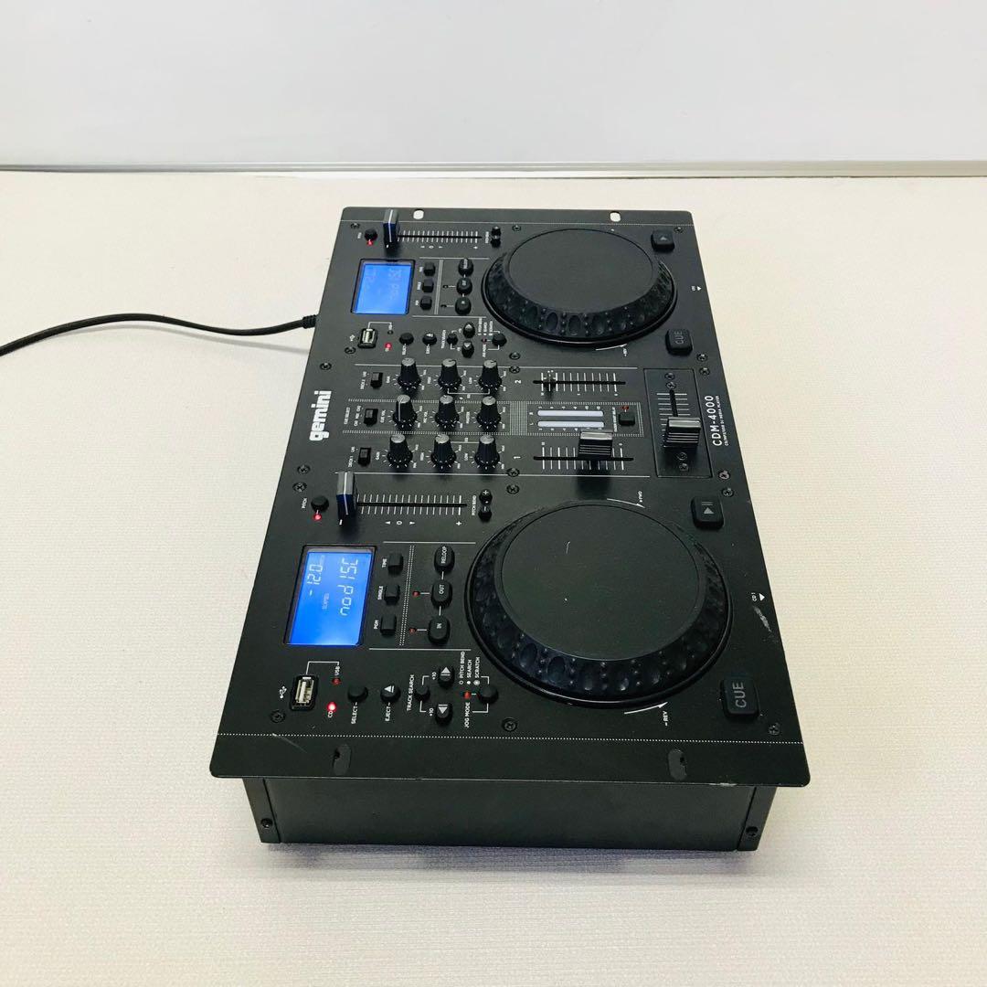GEMINIミキサー一体型　オールインワンDJプレーヤー/CDM-4000動作品
