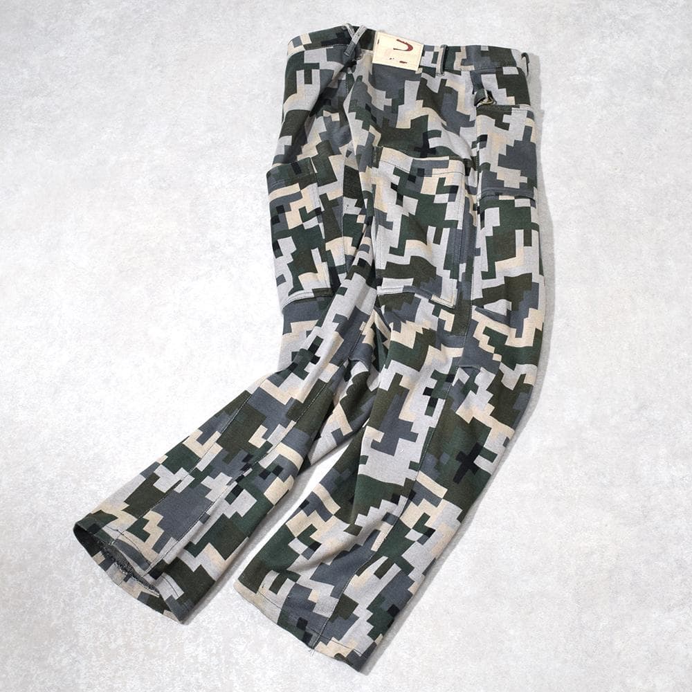 90s ビューティビースト beauty:beast 立体裁断 デジカモ パンツ