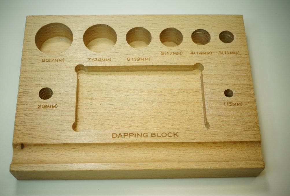 矢坊主８本　+　サイコロ台　コンチョ　リング　ベル　レザークラフト