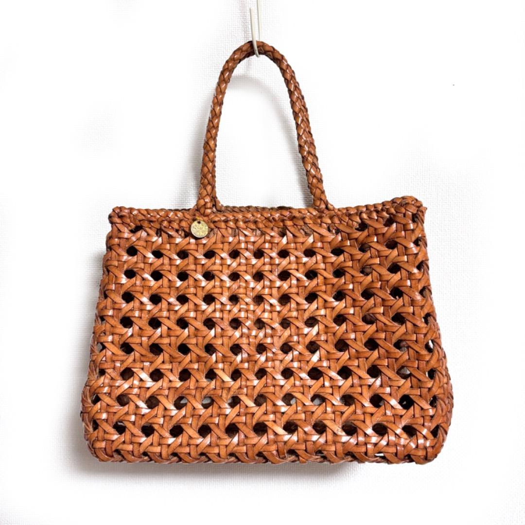 【トゥモローランド ソレイアード】レザー メッシュトート バッグ