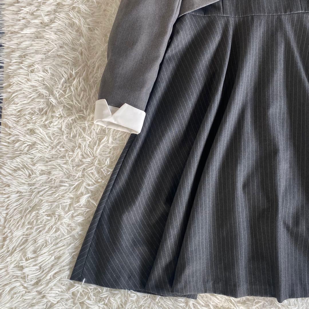 【極美品】アリサナ　165cm フォーマル4点セット　ボレロ　ワンピース　グレー