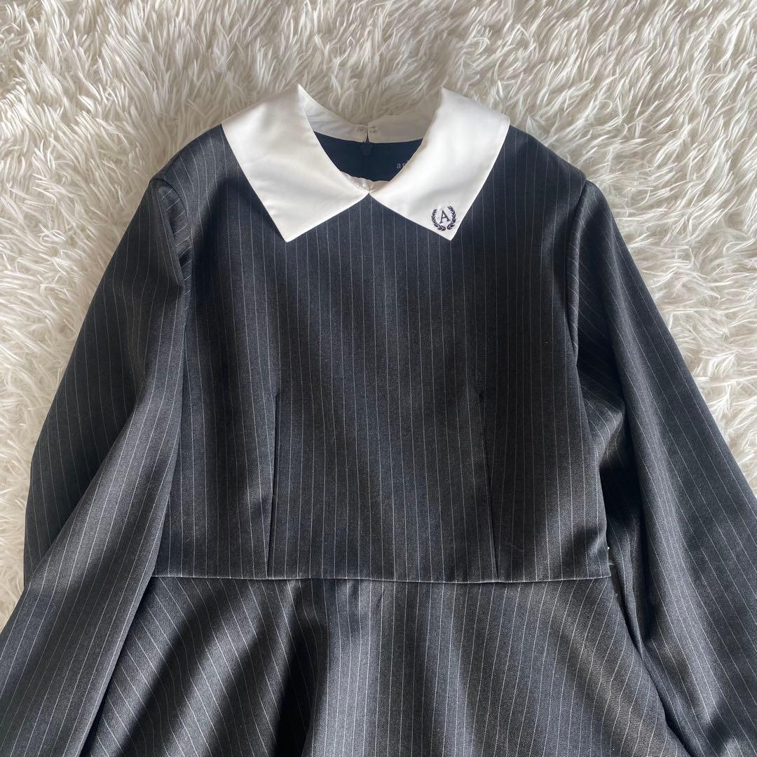 【極美品】アリサナ　165cm フォーマル4点セット　ボレロ　ワンピース　グレー