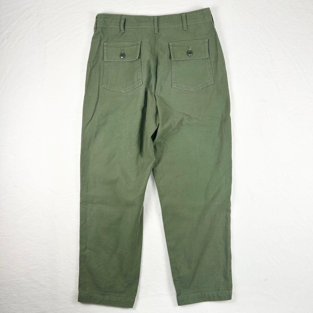 b1278✨美品✨【Shinzone】ベイカーパンツ　希少サイズ　40　カーキ