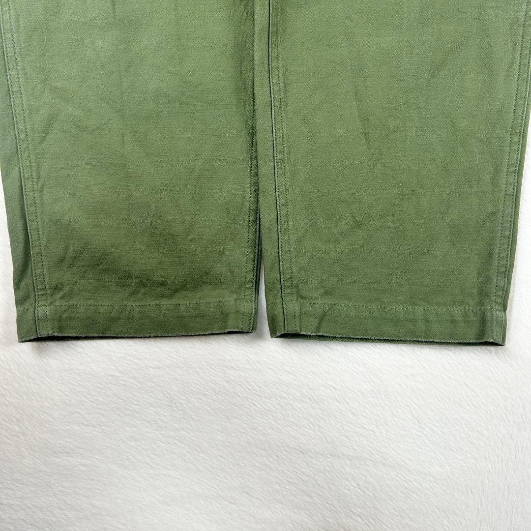b1278✨美品✨【Shinzone】ベイカーパンツ　希少サイズ　40　カーキ