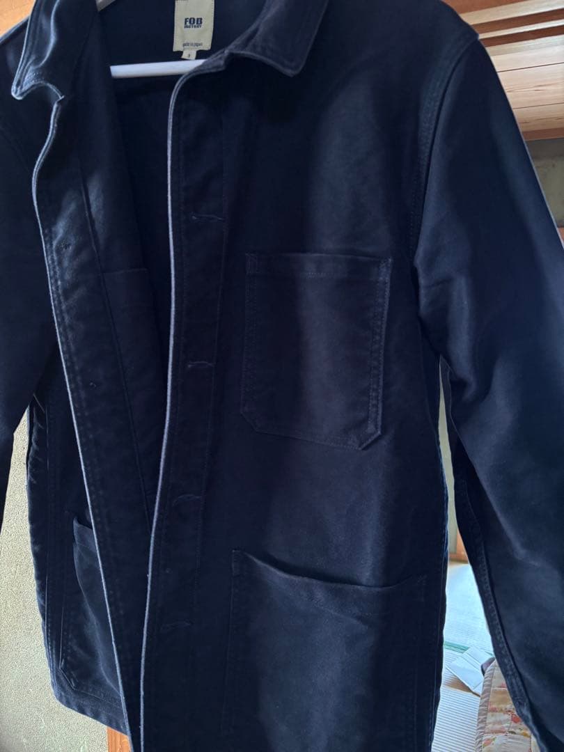 FOB FACTORY フレンチモールスキンジャケット　ネイビー