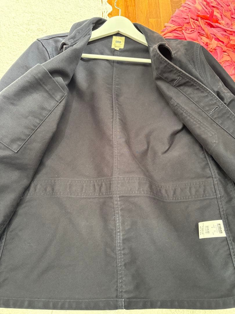 FOB FACTORY フレンチモールスキンジャケット　ネイビー