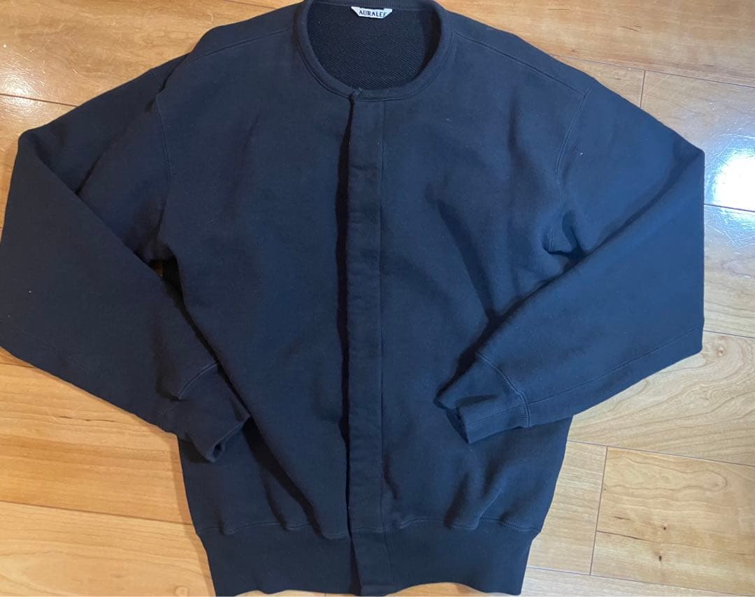 【美品】AURALEE HEAVY BD SWEAT CARDIGAN